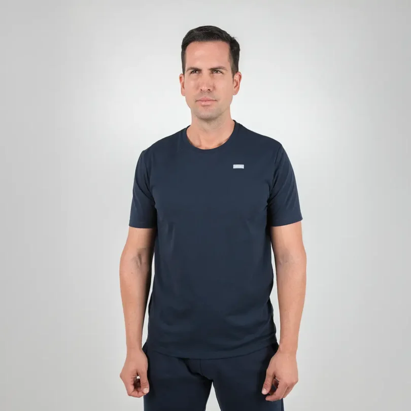 Eddie - Camiseta underscrub manga corta Navy - Image 5