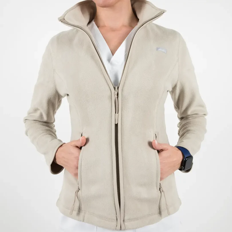 Rossie - Chaqueta Micropolar Protectora Beige - Image 22