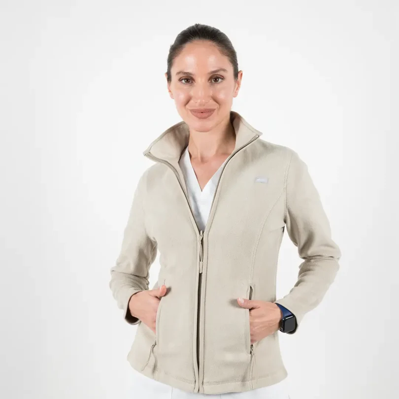 Rossie - Chaqueta Micropolar Protectora Beige - Image 21