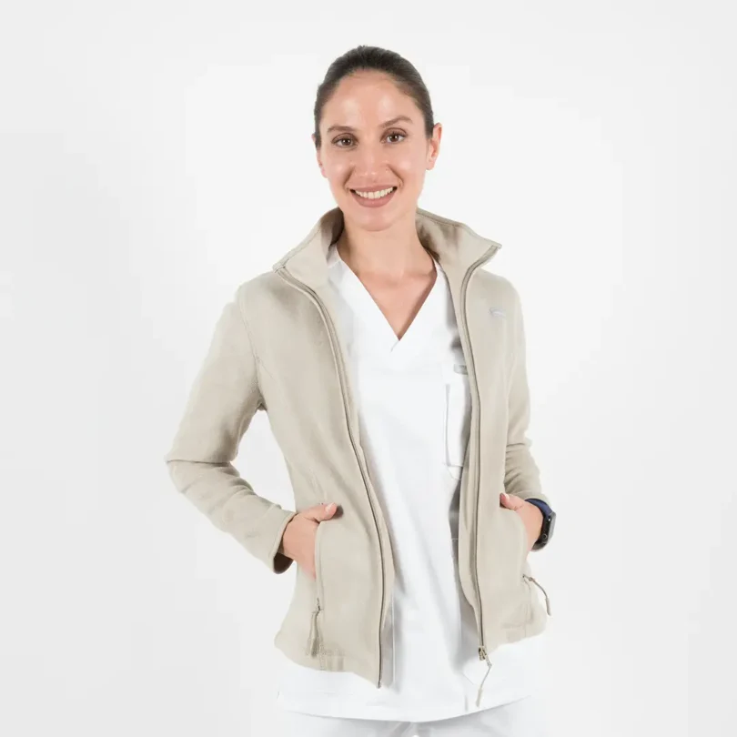 Rossie - Chaqueta Micropolar Protectora Beige - Image 19