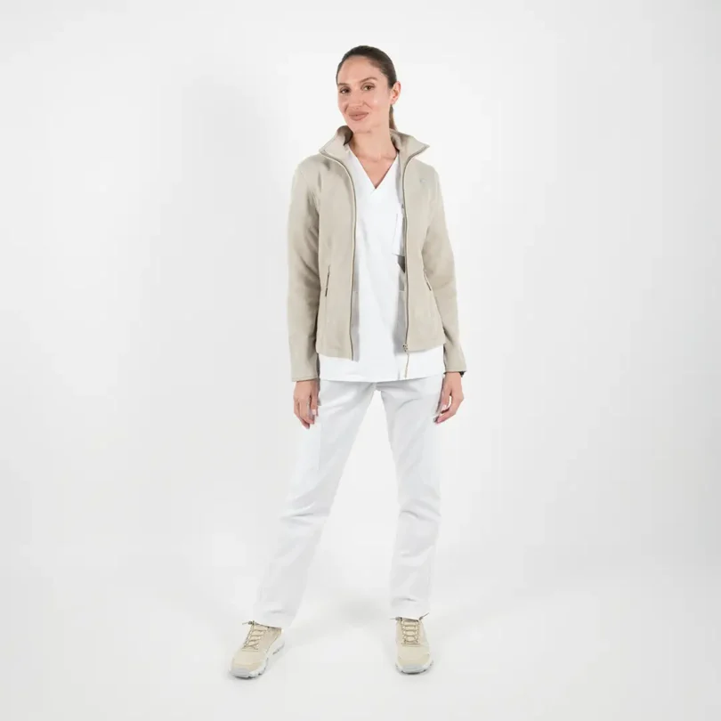 Rossie - Chaqueta Micropolar Protectora Beige - Image 18