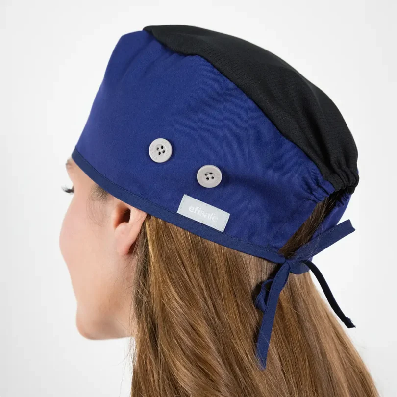 Ginny – Gorro de Quirófano Antibacteriano de Mujer Trust Navy - Image 4