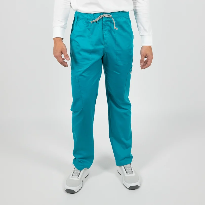 Teddy - Pantalón Sanitario Antibacteriano de Hombre Healing Green