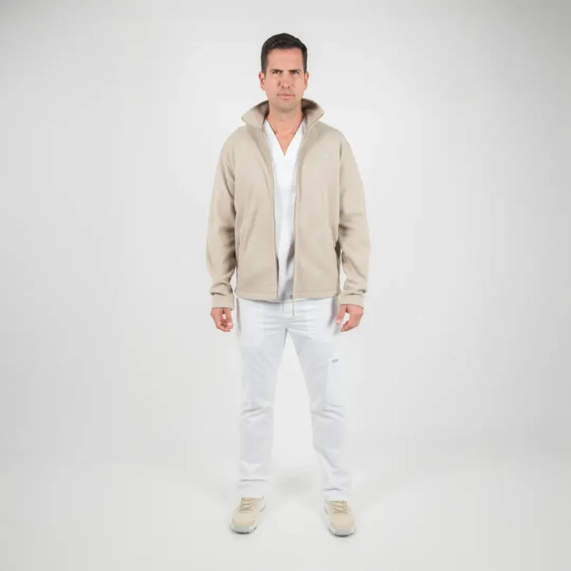 Freddie - Chaqueta Polar Artic de Hombre Steady Beige - Image 2