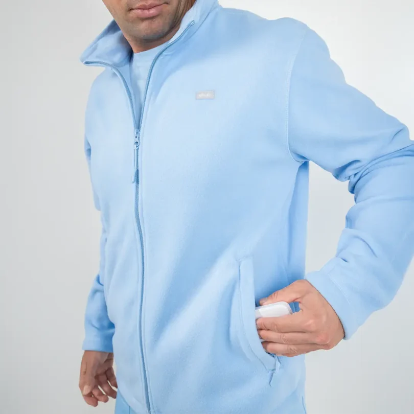 Freddie - Chaqueta Polar Artic de Hombre Serene Blue - Image 6