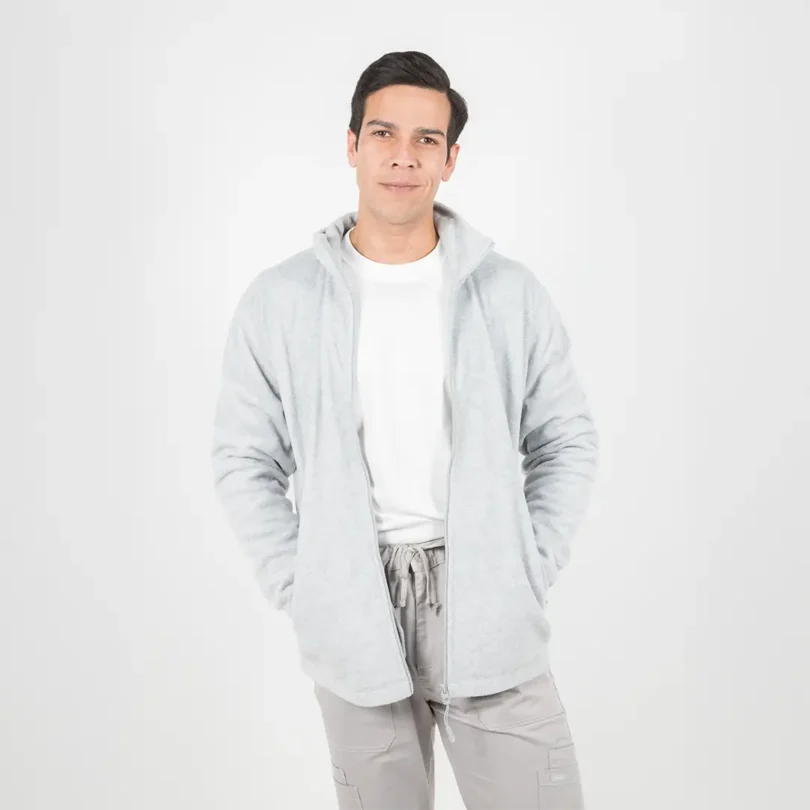 Freddie - Chaqueta Polar Artic de Hombre Precision Grey - Image 4